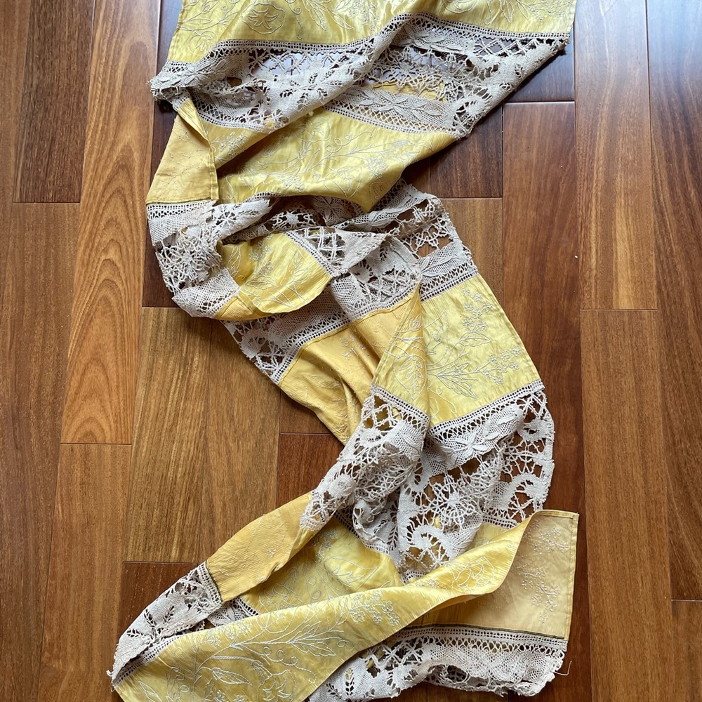 Antique silk & lace piece from early 1900’s.